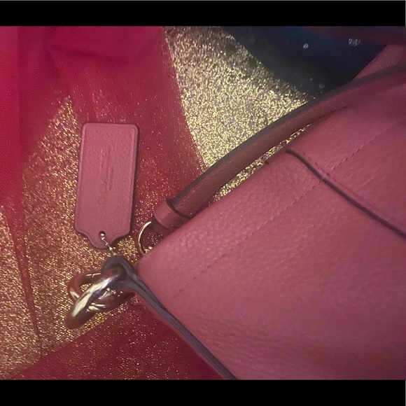 COACH LEATHER PINK CROSSBODY Bag GORG BARBIECORE - Picture 6 of 11